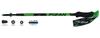 FIZAN Lightweight 3-section Adjustable Trekking Poles 59-132cm COMPACT GREEN Set of 2 FZ-7101 Aluminum I-type New Locking System High Strength High