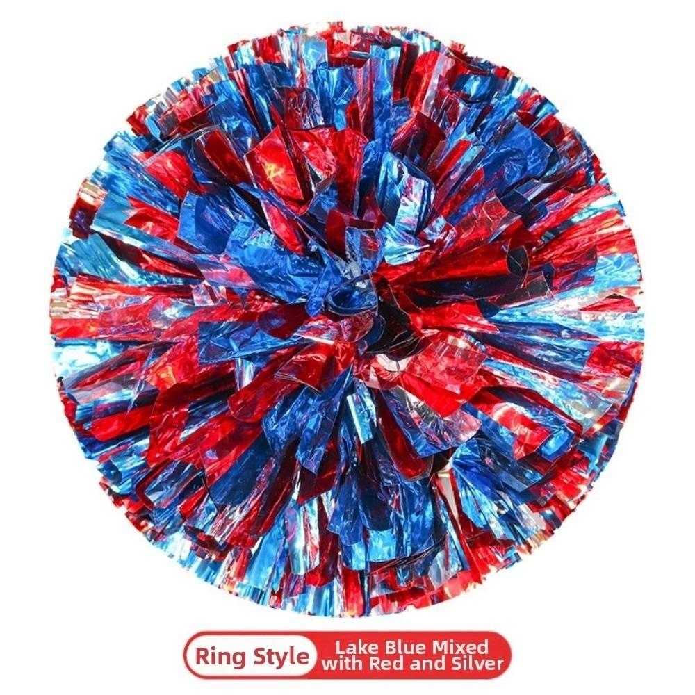 

Детская игра PET Помпоны Разноцветные Мяч для чирлидинга Танцевальная вечеринка Концертный декоратор озеро синий/красный