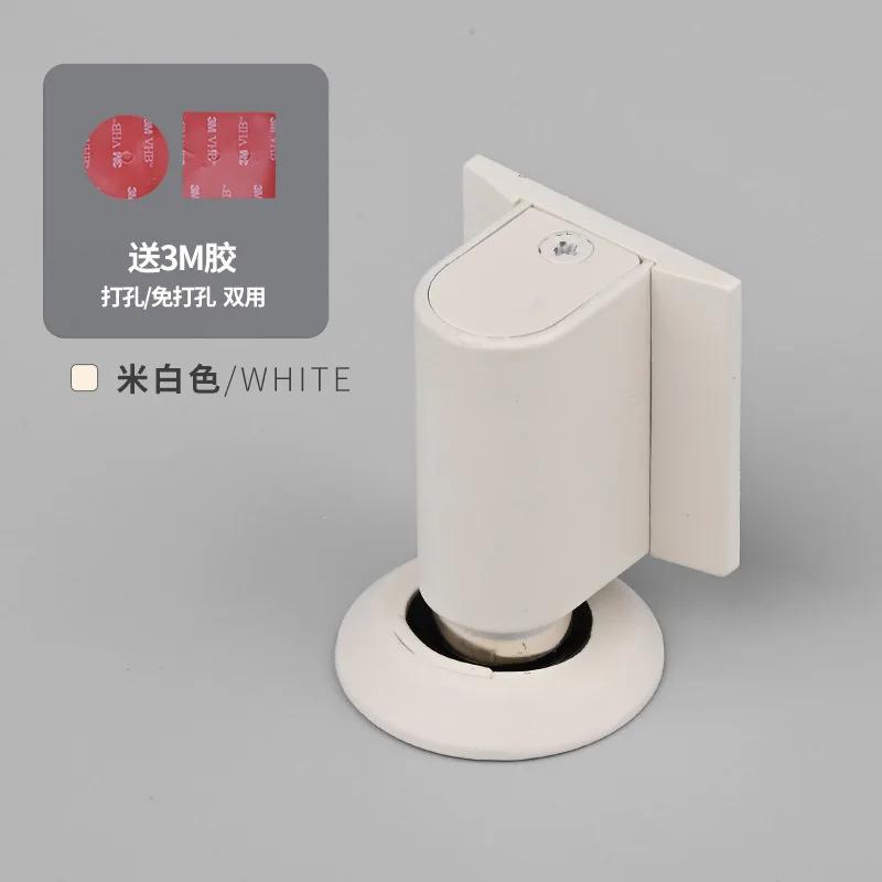 Non-perforated Door Suction Invisible Anti-collision Bathroom Bedroom Door Stop Door Against Strong Magnetic Windproof Suction