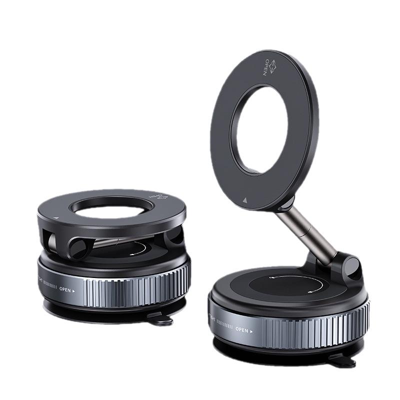 Versatile Silicone Folding Vacuum Suction Cup Phone Holder for Cars