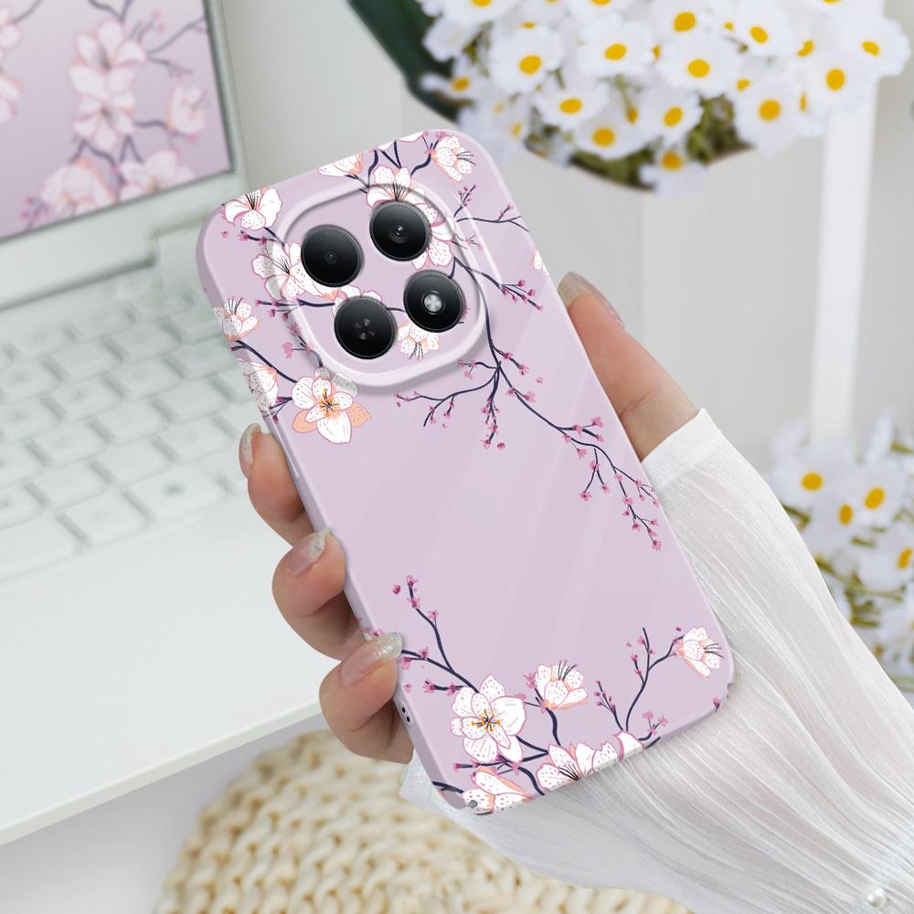Fallen Plum Blossoms Phone Case For Xiaomi Redmi Note 15 14 13 12 11 Pro Plus 12S 11S 14C 13C 4G 5G Film Hard Cover