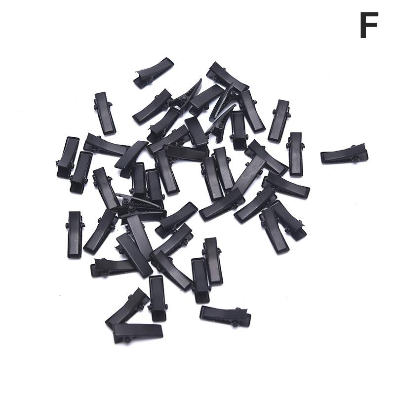 50 шт. Серебряный тон металлический зажим-крокодил зажимы пружинный зажим-утконос