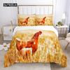 Chicken Duvet Cover Set Cool Animal Pattern Comforter Cover Funny Chicken Pattern Bedding Set Microfiber Wildlife Quilt Cover