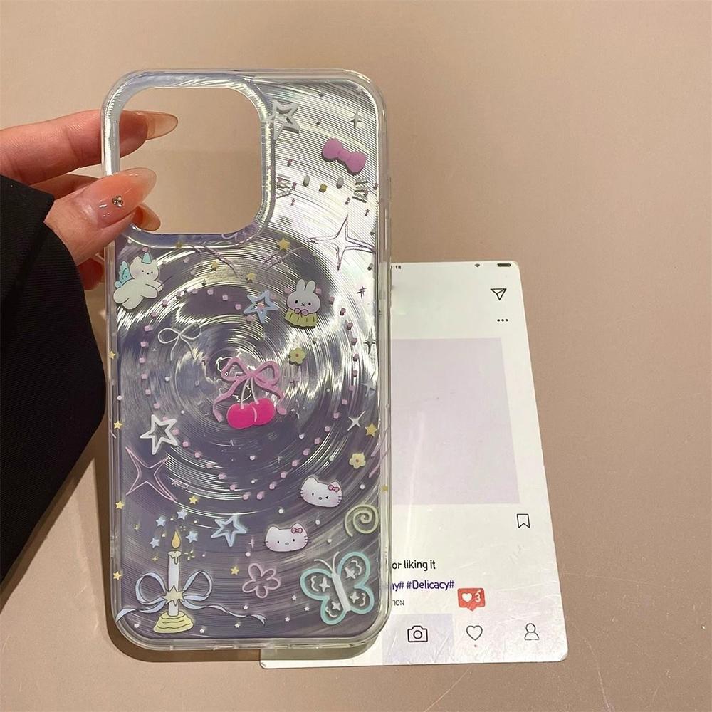 Husă de telefon pentru iPhone 11 13 16 ProMax, husă pentru iPhone 14 15 ProMax 12 13 ProMax 13 Pro 14 Pro, husă de telefon cu design spiralat, la modă și versatilă, cu desene animate drăguțe