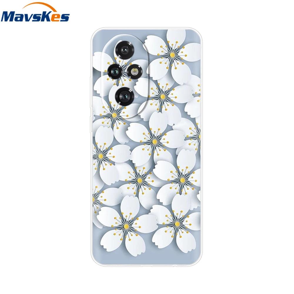 Für Honor 200 Hülle Niedliche Cartoon Silikon TPU Weiche Handyhüllen für Für Honor 200 Pro Honor200 Lite Transparente Capas Honor200