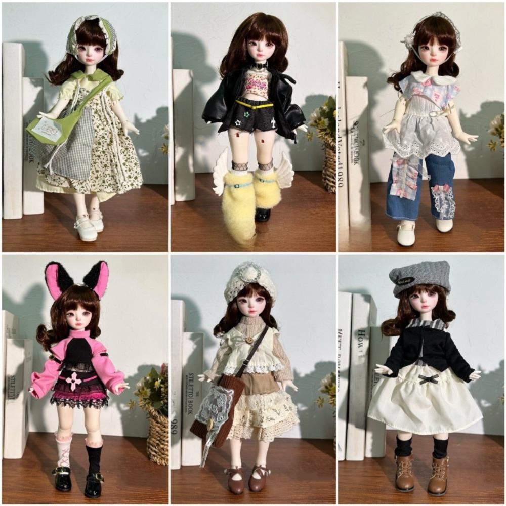 11.8 Inch BJD Doll 6 Points Joint Doll Clothing Set Cute Clothes DIY Doll Wear  DIY Projects