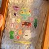 Cute Cartoon 3D Snowman Dogs Crystal Drop Rubber Stickers Kawaii Deco Stickers Diy Phone Sticker For Ipad Mobile Phone Computer