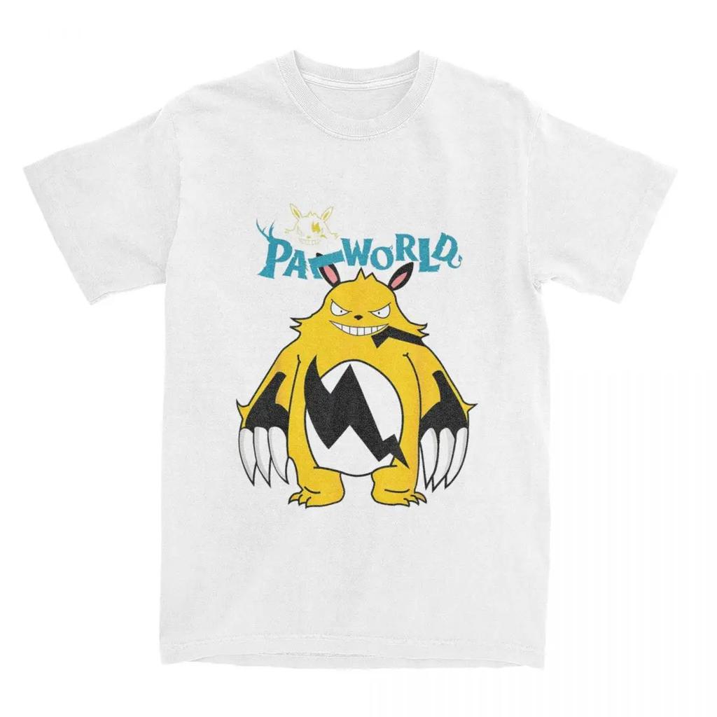 Palworld Games Pals Shirt Stuff Wo100% Cotton Novelty Round Neck Funny Tee Shirt Short Sleeve Tops Christmas Gifts