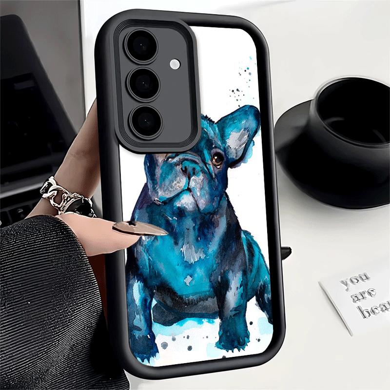 Phone Case for Samsung Galaxy A17 A16 A15 A14 A13 French Bulldog Dog Pug Design A56 A36 A26 A55 A35 A25 A54 A34 A24 A53 A33 A23