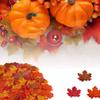 Foglie d'Acero di Seta di Alta Qualità Decorazione Scena Festa di Halloween Autunno Vaso per la Casa Tavolo Scrapbook di Matrimonio Piante Artificiali