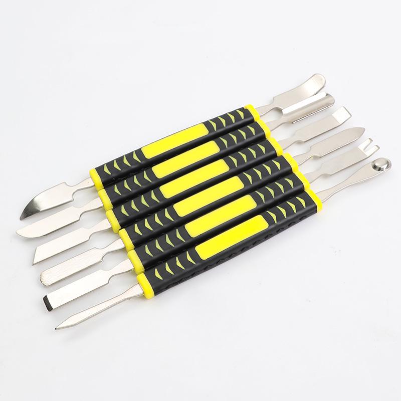 6-piece Metal Pry Bar Set for Disassembly and Screen Opening