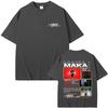 Rapper Maka Aura Concert Tour T Shirt Unisex Wounisex Fashion Hip Hop Tshirt Unisexs Casual Cotton Short Sleeve Tshirt Streetwear Black