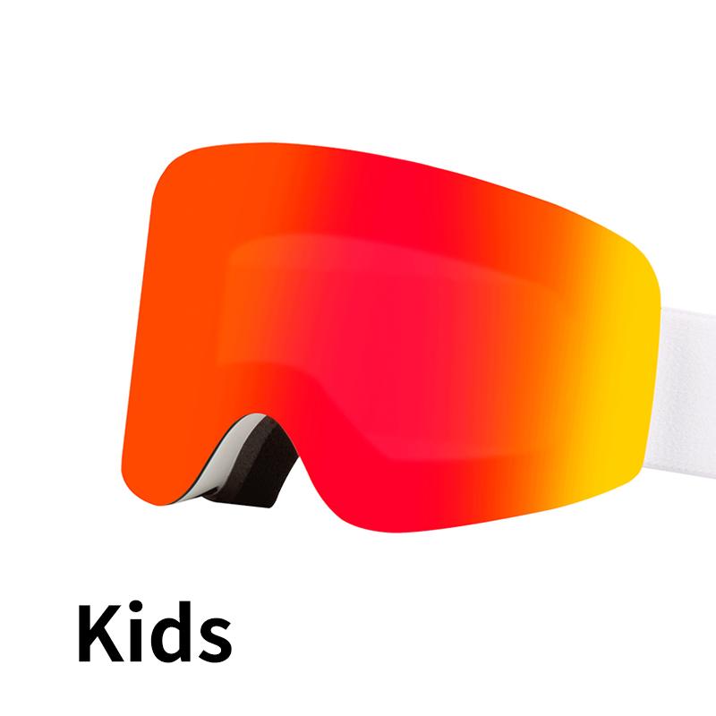 Anlorr 7080 Children s Magnetic Ski Goggles Youth Teens Kids Boys & Girls Winter Snow Sports Goggles