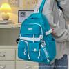 Schoolbag Japanese niche schoolbag female high school college bag simple and versatile large-capacity backpack computer backpack male