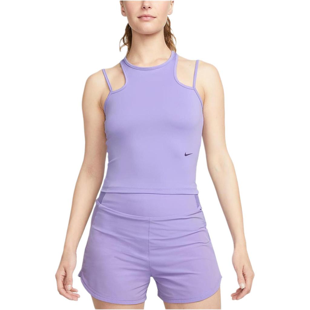 New Nike Dri Fit Tank Top Women's Purple DX6488-567