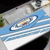 Manchester City Thema Mauspads, Rutschfeste Gummiunterseite, Multifunktionales Büro- & Heimdekor, Perfekt für die Personalisierung des Arbeitsplatzes.