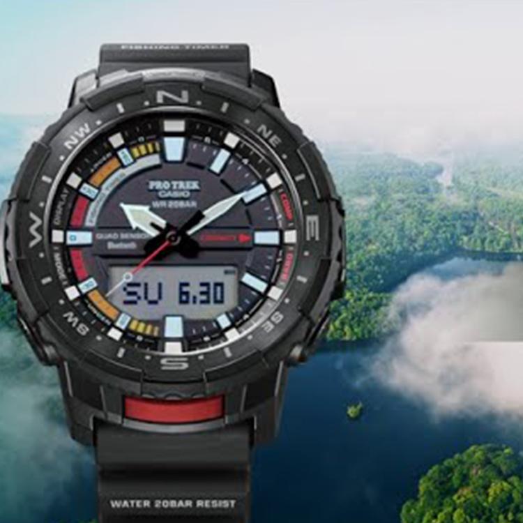 CASIO Men PRO TREK Black Watch PRT-B70-1PRD PRT-B70-1PRD