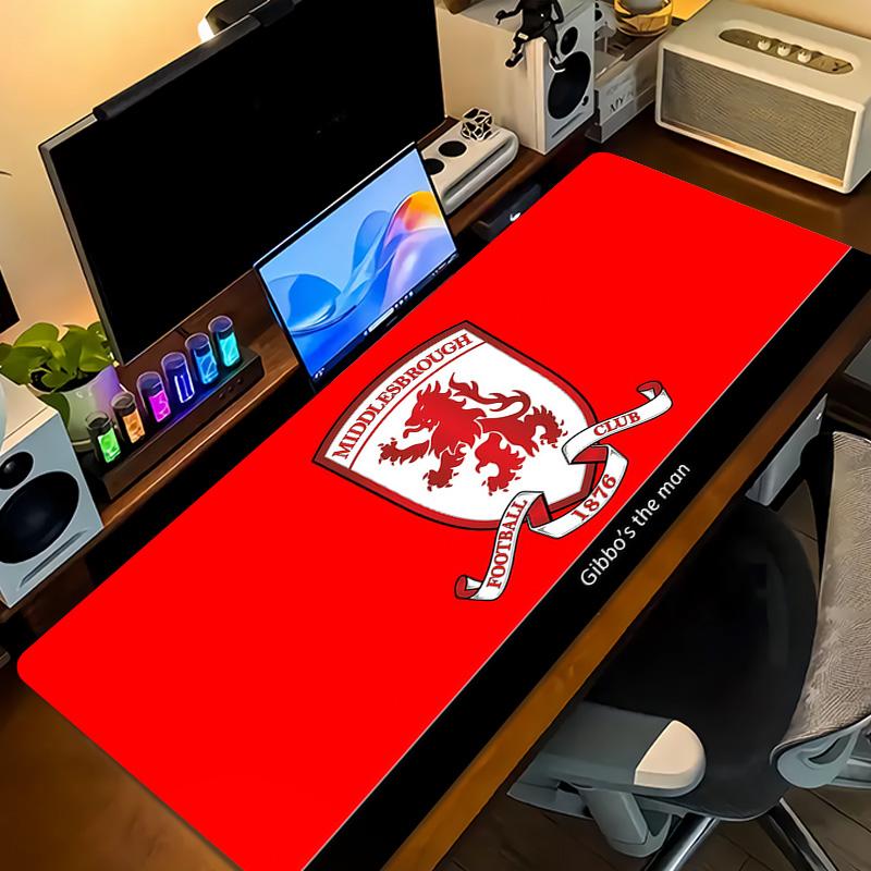 Middlesbrough FC Print  Cushion Non-slip Laptop Tablet Big Mousepad XXL Mat Mini PC Playmat With Lock edge