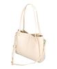 Tote shoulder A4 large synthetic suitable for bag, bag, 2-way, size, capacity, leather, commuting, school, work, outings, travel, mom, black, ivory,