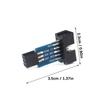 AVR Programmer 10PIN To 6PIN Interfaces Converters Board Adapters For Electronic Projects