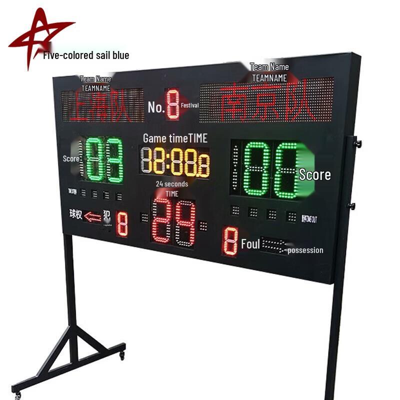 Basketball Electronic Scoreboard & 24-Second Shot Clock