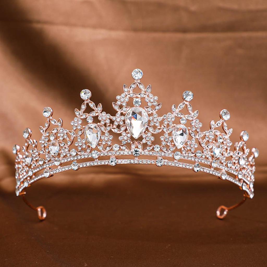 Bridal Crown Headpiece for Wedding, Birthday, Coming-of-Age Ceremony, Travel, Photography, and Dress Accessories