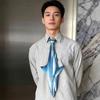 3D Fish Fish-shaped Men's Tie Animal Pattern Lifelike Kitten Necktie Satin Fabric Novelty Creative Neck Tie For Party Wedding