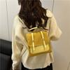Schoolbag Foreign Style Personality Texture Simple Women's Backpack Fashion Trend Personalized Bag 1011 Autumn and Winter New Backpack
