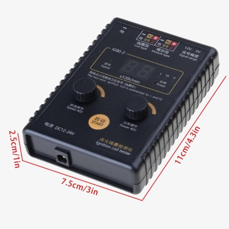 Professional Automotive Ignition Coil Tester with 98% Accuracy for Rapid Diagnosis of Gas and Natural Gas Vehicles Featu