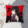 AAkame ga Kill Doublesided Printed Square Decorative Cushion Cover for Sofa Living Room Home Decor