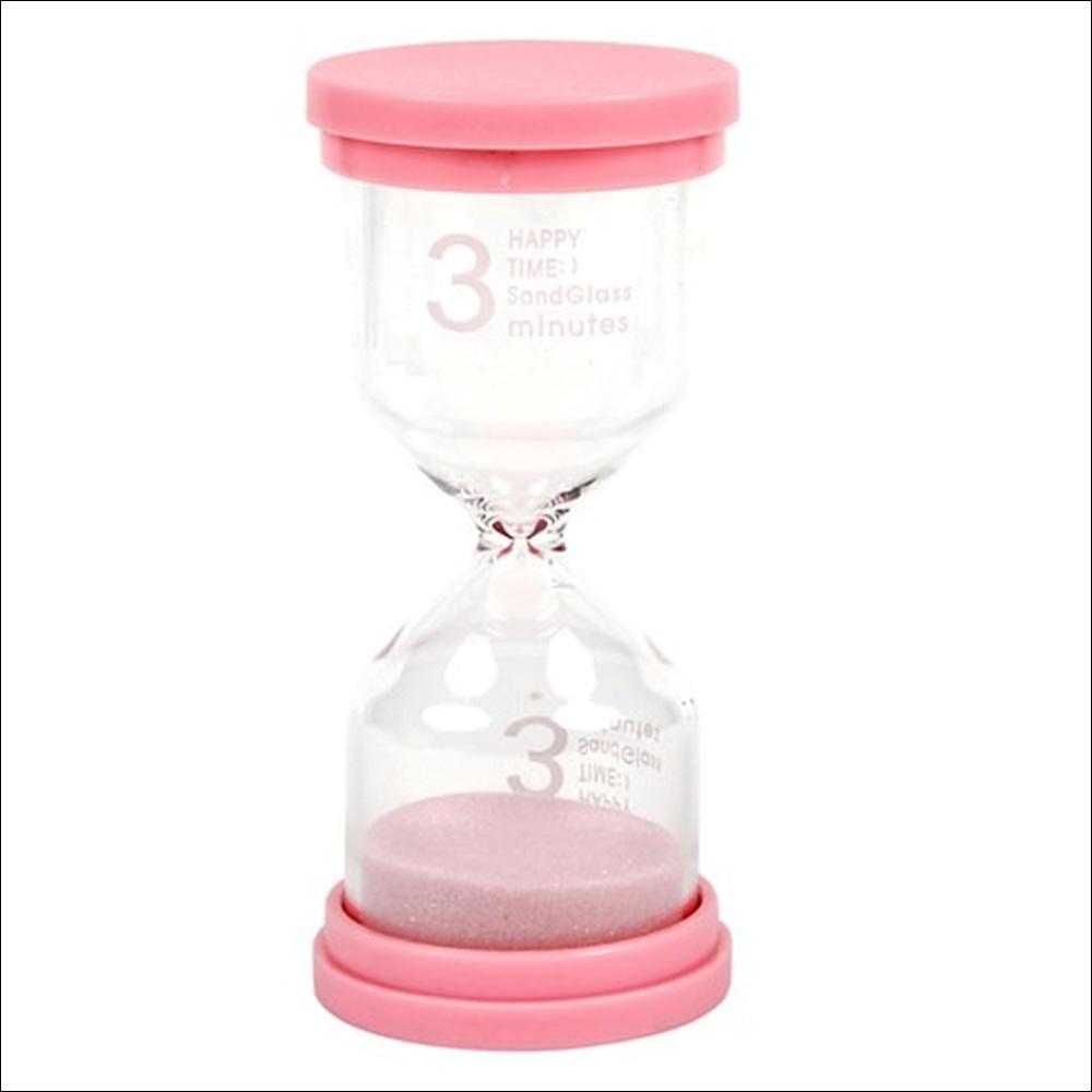 Ampulheta de Mesa - 3 Minutos (Azul/Verde/Rosa/Amarelo)