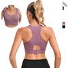 Women's High-Impact Yoga Sports Bra - Shockproof & Wireless for Medium-High Intensity Workouts, Ideal for Large Busts