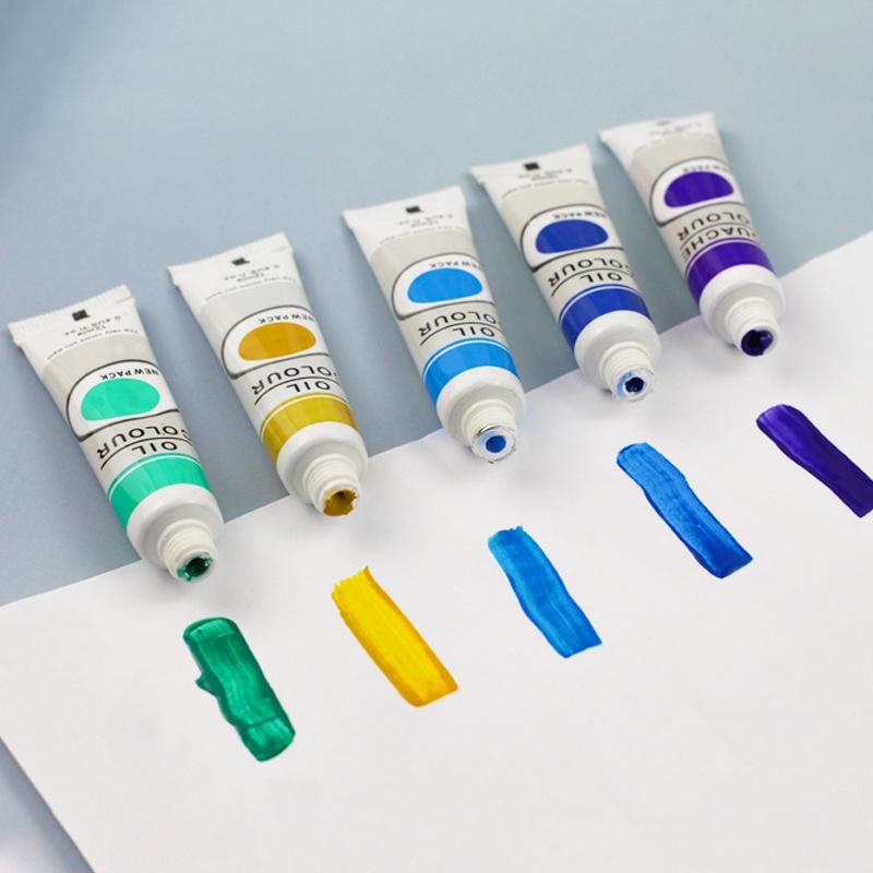 12-Color Acrylic Graffiti Paint Set - Art Ointment Style