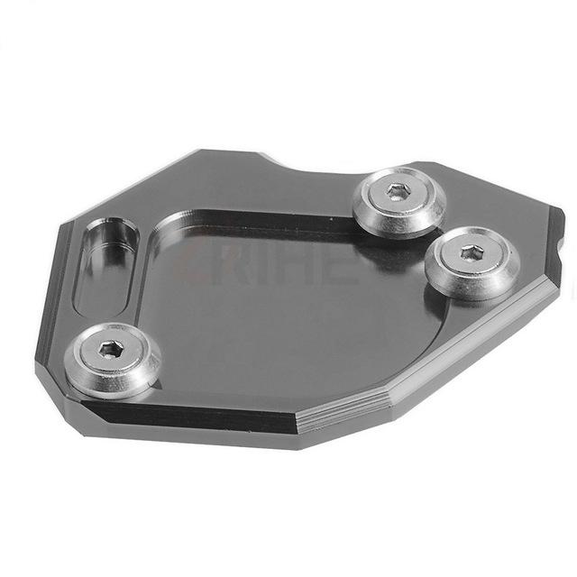 Motorcycle Stand Kickstand Aluminum Side Stand Plate Enlarge Base for BMW F800GS 08-15