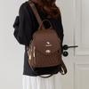 Kangaroo Pattern Nylon Quilted Womens Backpack With Durable Anti Shock Design For Daily Use