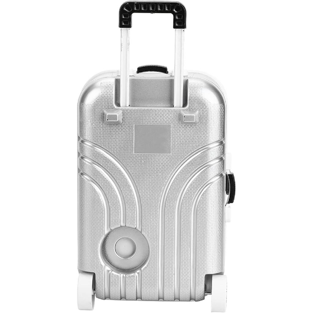 Doll Accessories Carry On Suitcase for Doll Suitcase Luggage Mini Travel Suitcase for 18 Inch Girl Doll Travel Gear Mini Trolley Case Doll Carrier