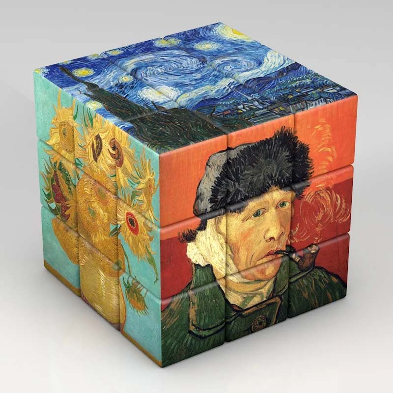 

3x3x3 Magic Cube Planets Astronauts Famous Paintings Celebrity Art Magic Cube Children s Puzzle Magic Cube Toys Gifts