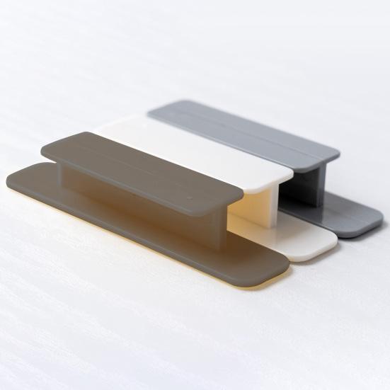 1 Pair Cabinet Handle Punch-free Self-adhesive Cabinet Cupboard Door Pull Handle Home Supply