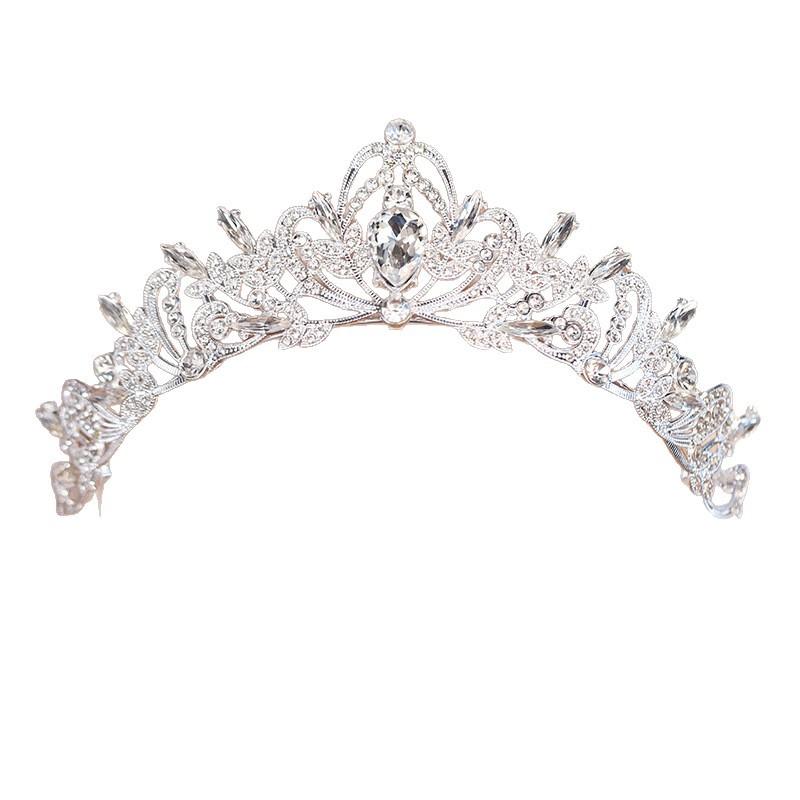 New Baroque Retro Black Luxury Crown Bridal Tiara Wedding Dress Wedding Accessories Birthday Crown