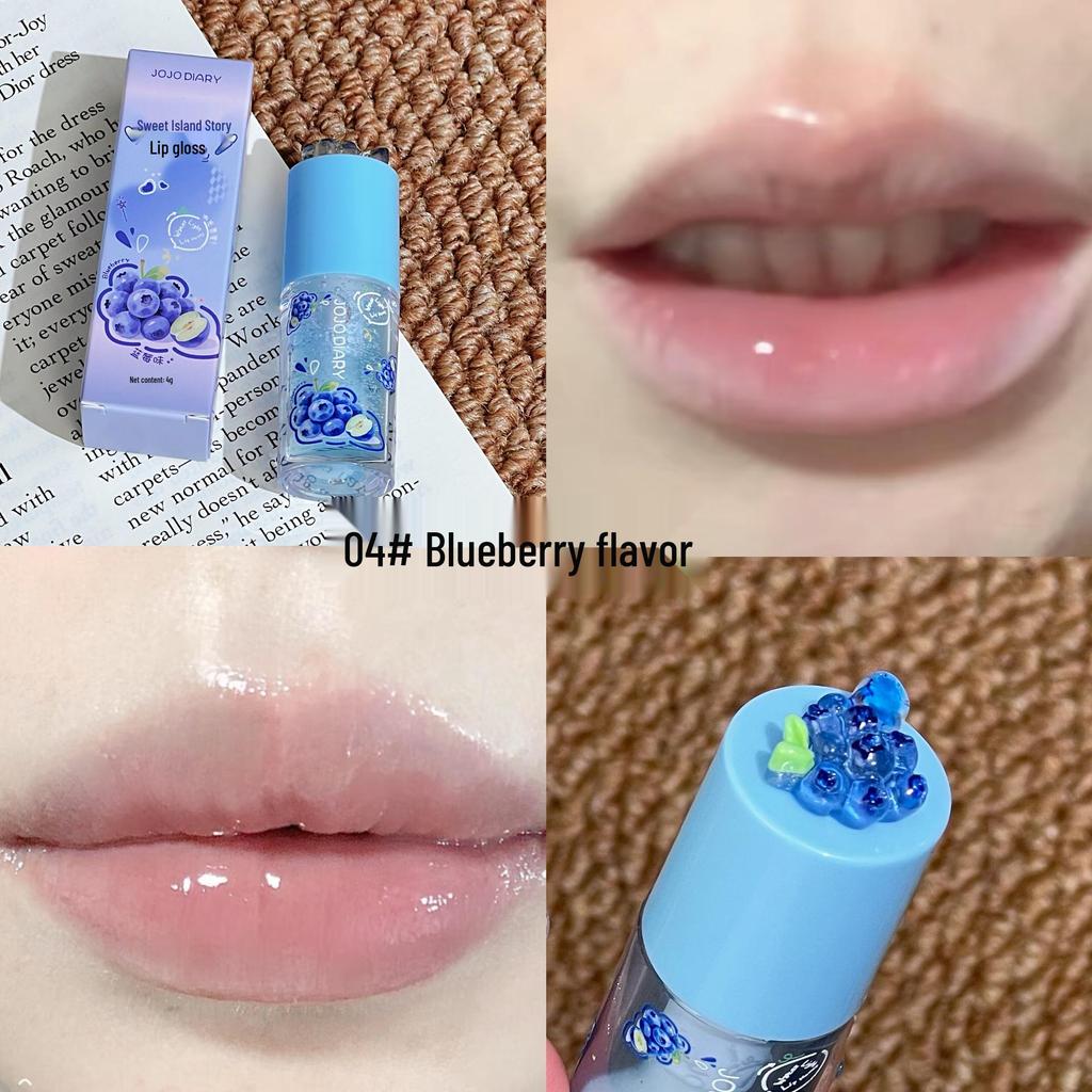 JOJO DIARY Hydrating Lip Gloss: Nourishing Repair for Dry Lips, Fades Lines, and Plumps.
