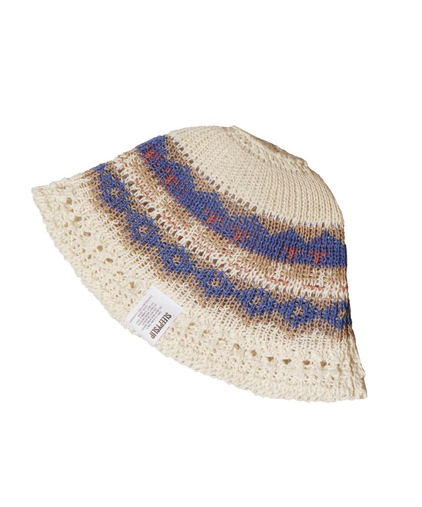Seullipiseullib Maria Ivory/Blue Bucket Hat