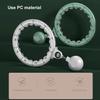 Cerc de fitness inteligent Infinity ponderat 24 de noduri detasabile Cerc de greutate cu contor Cerc de slabit pentru femei 2-in-1 Echipament pentru mesaje de fitness pentru abdomen
