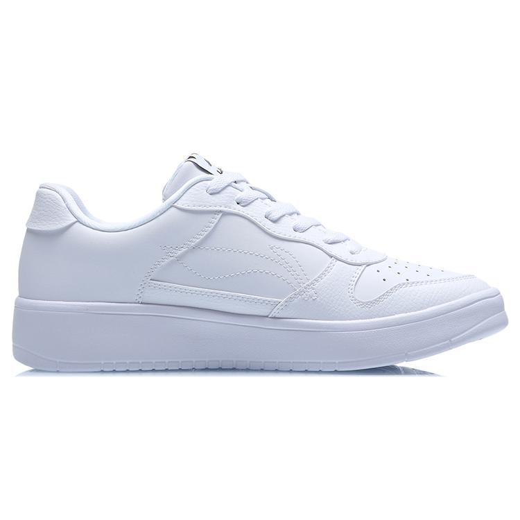 Li Ning Sycee Slip Resistant Abrasion Resistant Low top Skateboard Shoes Men's Pearl White AGCQ455-2