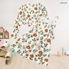 Girls White Halloween Two Piece Outfit Long Sleeve Cardigan Sleeveless Dress Pumpkin Bat Bow Print