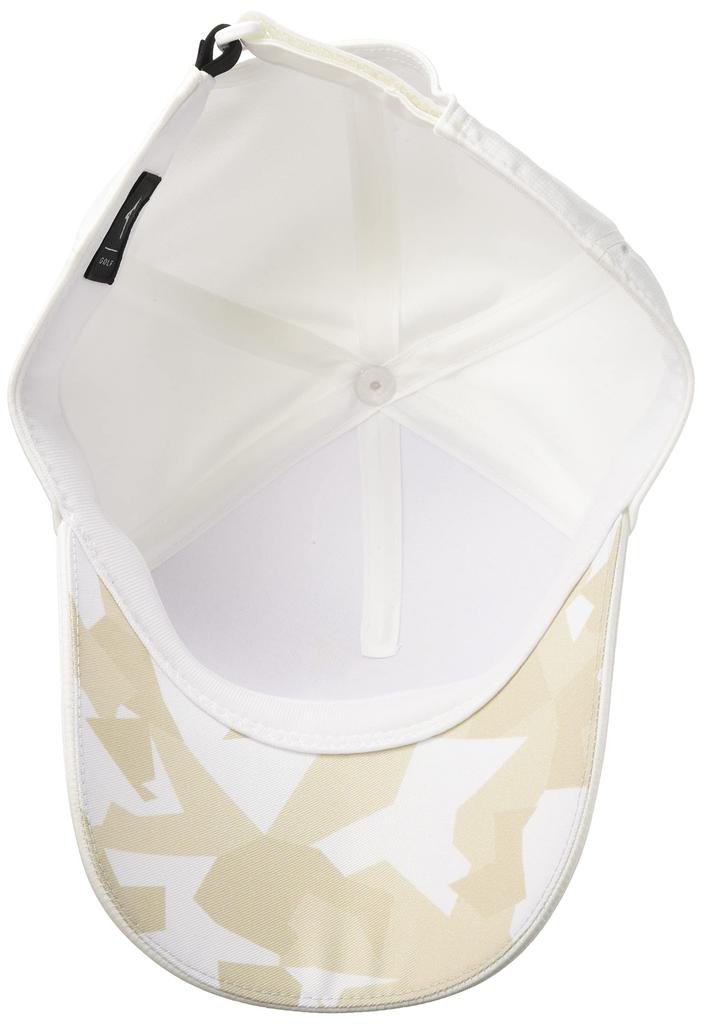 Mizuno E2MW2006 Golf Cap with Free Size Men's Water-Repellent Logo, White,