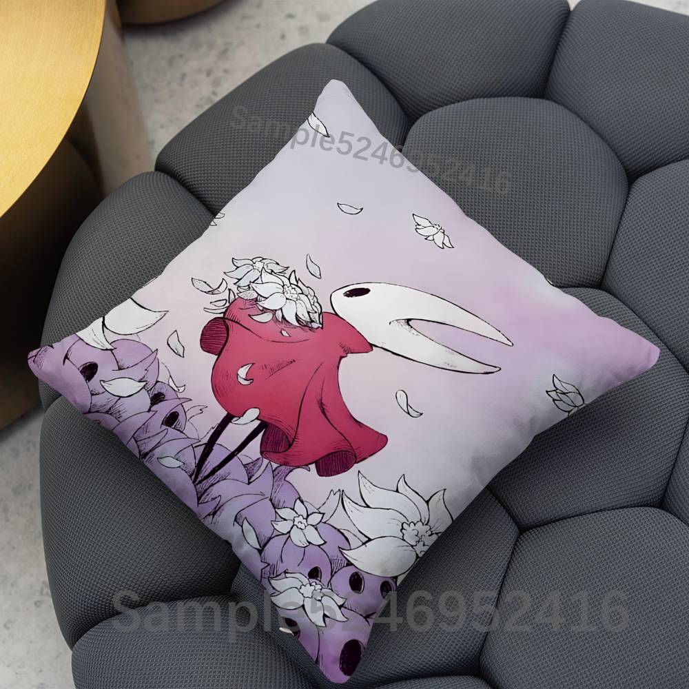 Hornet SSilksong Hollow Knight Pillow Case Cover Square for Decorative Cushion Bed Couch Sofa Classic Style Machine Washable