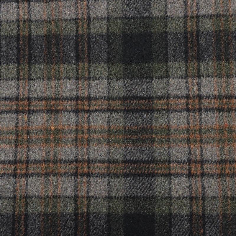 10% Wool Blend Plaid Fabric Women's Fashion Coat Cushion, 560g