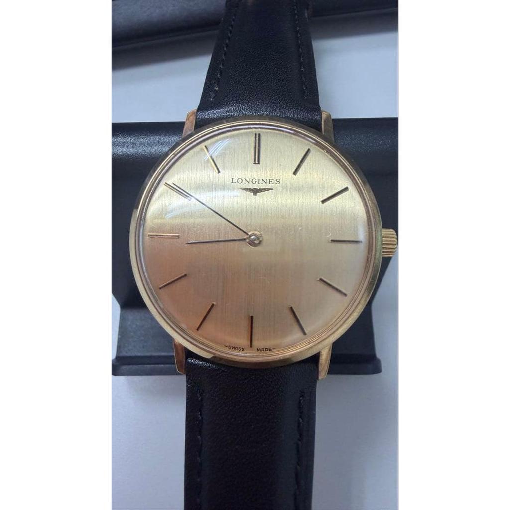 Used LONGINES Watch Gold Dial Vintage Showa Antique