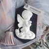 1pc Angel Candle Silicone Mold, Simple Pink Silicone Mold for DIY