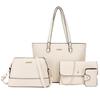 Women's Bag New Fashionable Retro Child and Mother Bag Oblique Span Portable Shoulder Bag Four-piece Bag